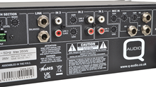 1 to 2 Zone Mixer Amplifier with Media Player Bluetooth 2 x 160W 4 Ohms